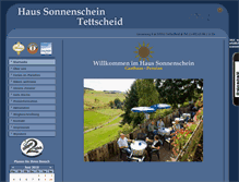 Tablet Screenshot of haus-sonnenschein-tettscheid.de